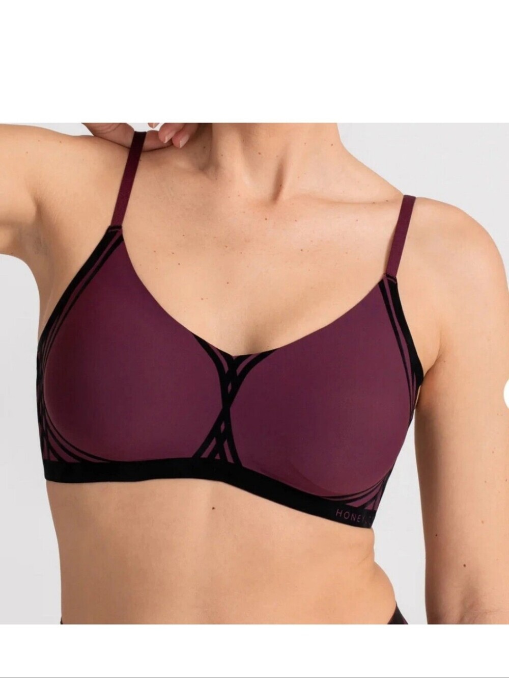 Honeylove Silhouette Bra In Fig / Purple